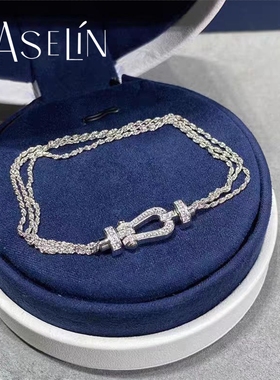 CZ英【高定限量】Kashelin设计师款马蹄手链~8826