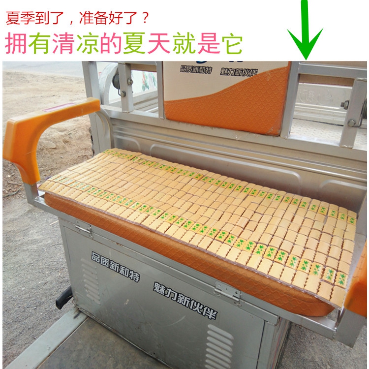 夏季快递三轮车垫四轮老年代步车电动轿车竹块凉席坐垫座垫套包邮