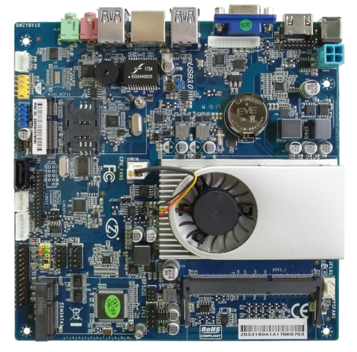 工控迷你主板ZA-3700AC1/N3700四核B3865U-IPC/DDR4/M2/com/LVDS - 封面