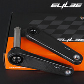 ELILEE X310碳纤维曲柄XXE曲柄轻量化碳曲柄24轴心钛轴DUB铝轴