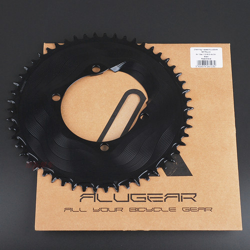 Alugear公路车超轻牙盘盘片双盘
