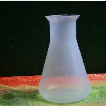 塑料三角烧瓶100ml 塑料锥形瓶100mlPP 带刻度 耐高温可开票