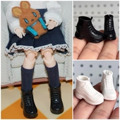 鞋 短靴12分bjd娃娃 子 GSC molly鞋 OB11娃鞋 盲盒素体 休闲鞋