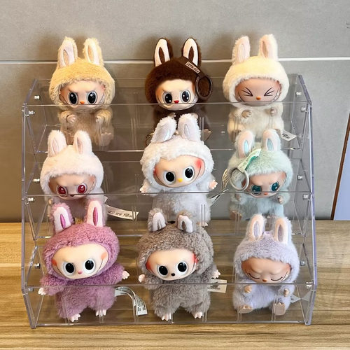 labubu展示盒棉花娃娃收纳盒神器