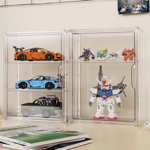 风火轮玩具车收纳盒1:32儿童多美卡TOMICA合金汽车模型分格整理盒