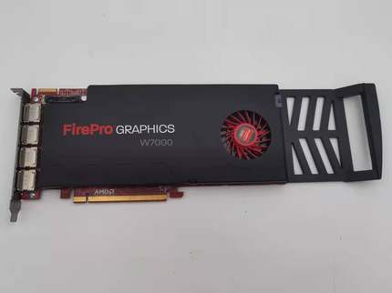 原装AMD W7000 4G专业图形显卡3D绘图建模渲染4K视频剪辑4DP 4屏