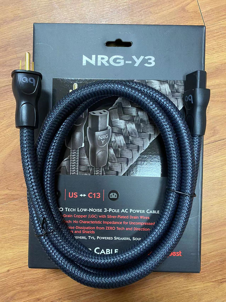 美国 Audioquest AQ 线圣 NRG-Y2 NRG-Y3 发烧电源线｜威达行货