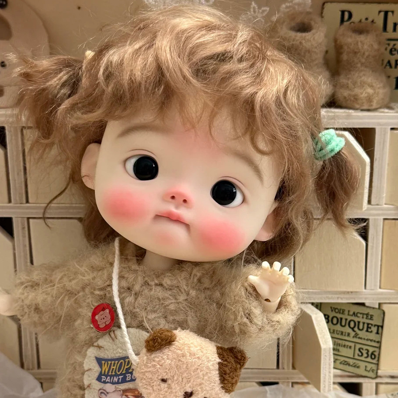bjd6分娃娃bjd正版娃娃小6分大头点点娃娃bjd素体娃娃bjd娃娃新品