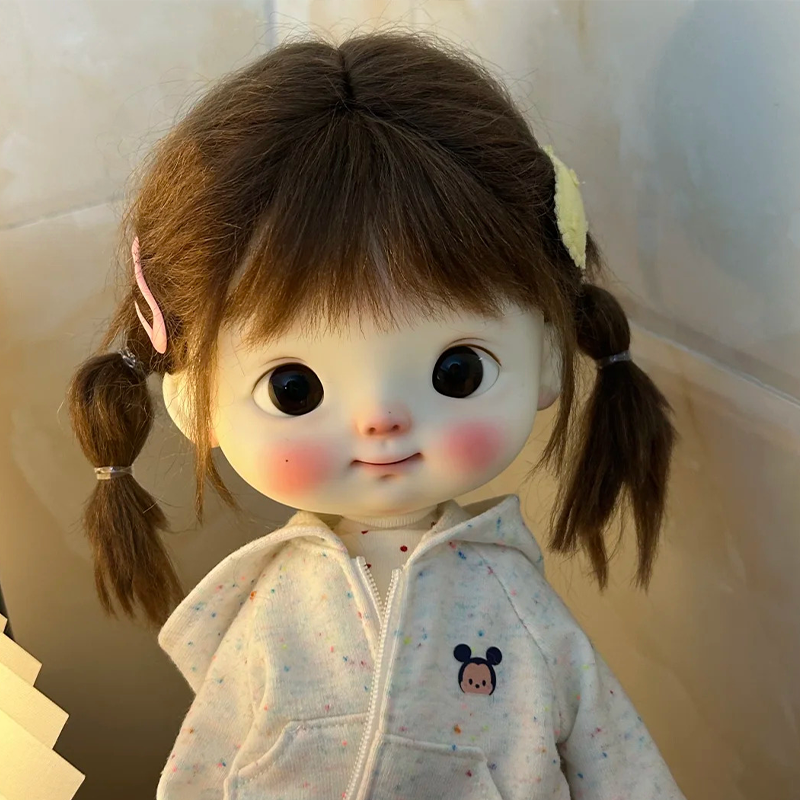bjd娃娃bjd正版娃娃小6分大头娃娃大萌可爱萌娃bjd素体全套娃娃