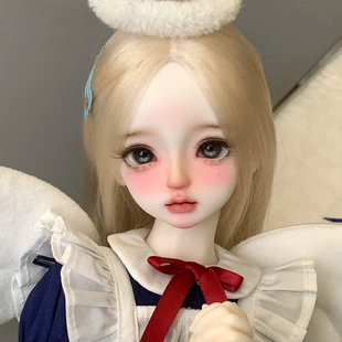 bjd娃娃sd娃4分女娃lust 葱bjd小葱气质正版素体关节人偶娃娃化妆