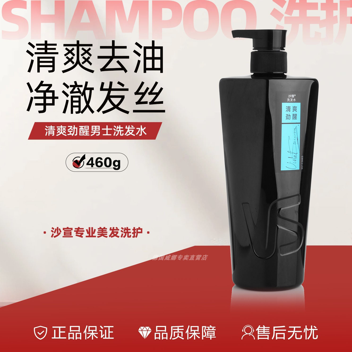 沙宣劲爽去屑洗发水460g男士