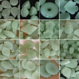 10 Блюго нефрита компиляция чешские стеклянные лепестки древний стиль