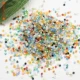 Premium Ab Color смешанный цвет 100 штук, 2 -миллиметровые алмазные бусинки очень маленькие