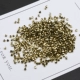 100 золота с 2-миллиметровыми алмазными бусинками очень маленькие