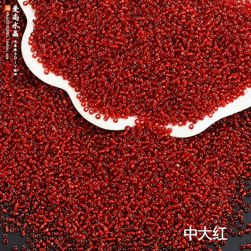 Бусины, стеклянный браслет из бисера ручной работы, китайская шпилька с кисточками, аксессуар для волос, 18 года, 2mm