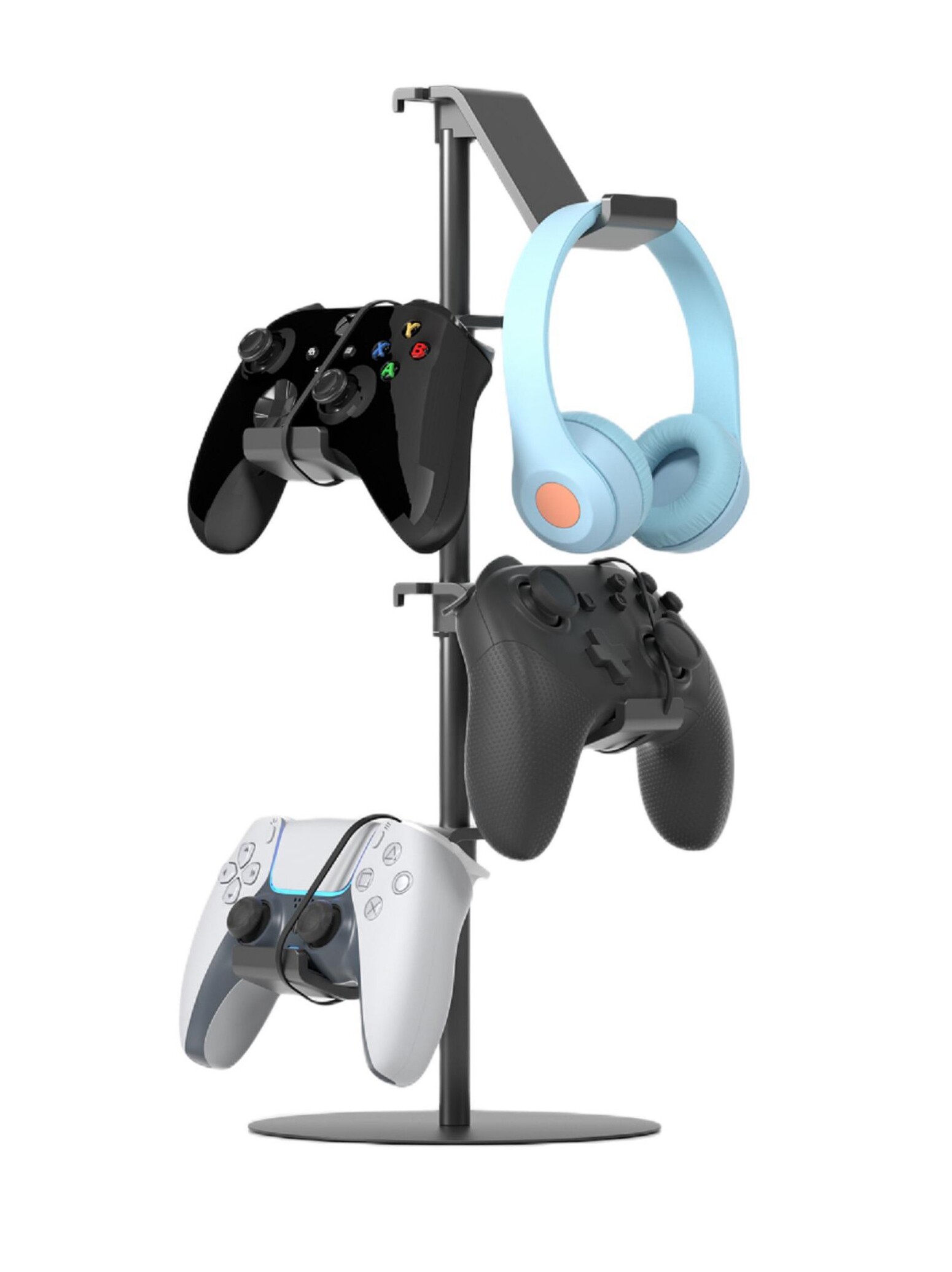 ORIGINAL JAPANESE YAMAZAKI INDUSTRIAL YAMAZAKI GAMEPAD STORAGE RACK HEADSET REMOTE CONTROL DESKTOP ORGANIZER SHELF