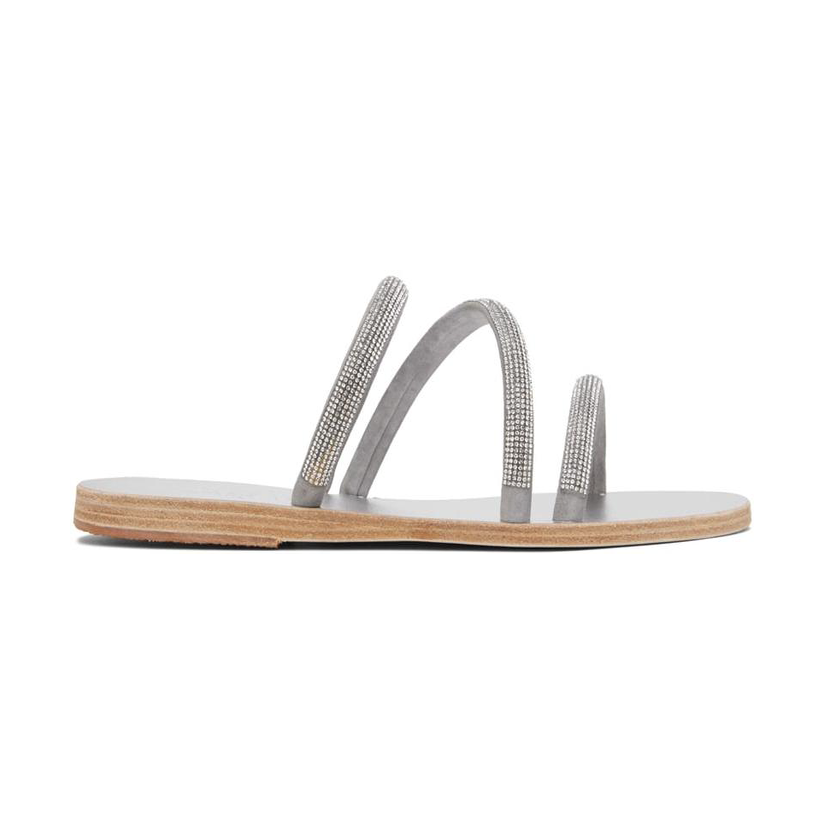 Ancient Greek Sandals 银色 Polytimi Diamante 凉鞋女