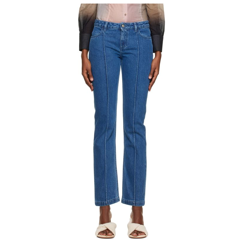 paloma wool 蓝色 baltic 牛仔裤女