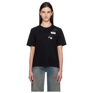 黑色 Margiela Maison 潮男 恤女情侶款 T恤體恤t恤女新款 Mm6