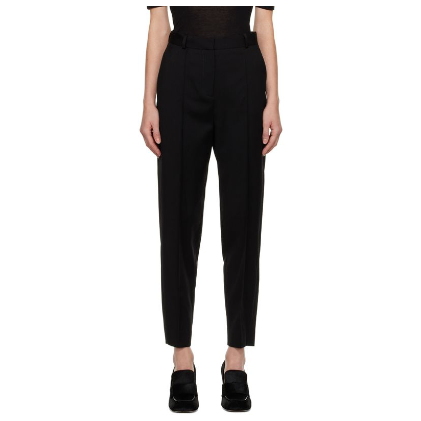 toteme 黑色 sewn pleat 长裤女