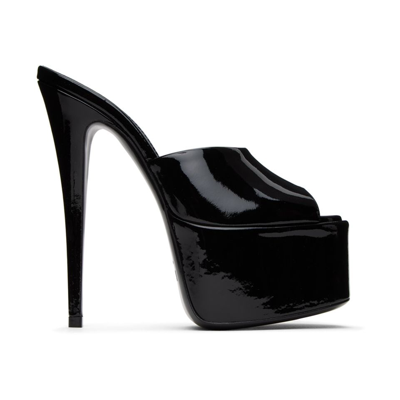 paris texas邦女郎 黑色 marina 穆勒鞋女