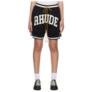 Basketball rhude Collegiate 短褲 黑色 女