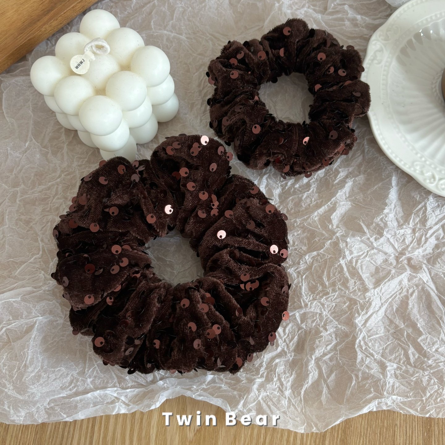 氛围感亮片丝绒发圈 秋冬新款绑头发马尾高弹力皮筋头绳大肠圈,饰品/流行首饰/时尚饰品新,发饰,淘宝优惠券,粉丝福利购,淘宝优惠卷