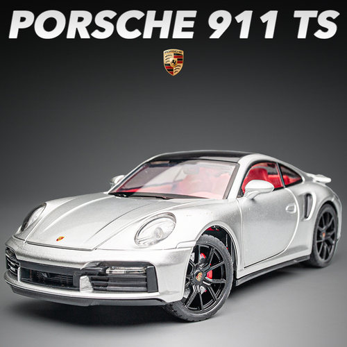 保时捷911TS授权合金模型玩具车