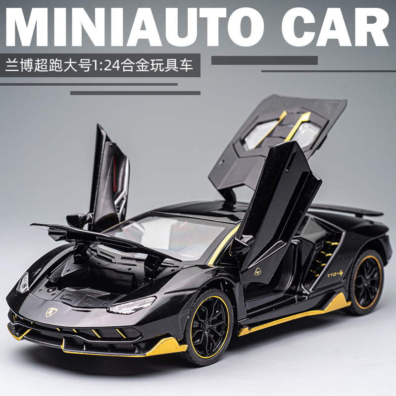 车致跑车124合金模型玩具车