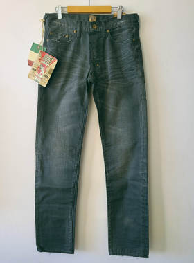 特价PRPS美国复古街头潮牌中腰修身水洗做旧小脚牛仔裤流行休闲