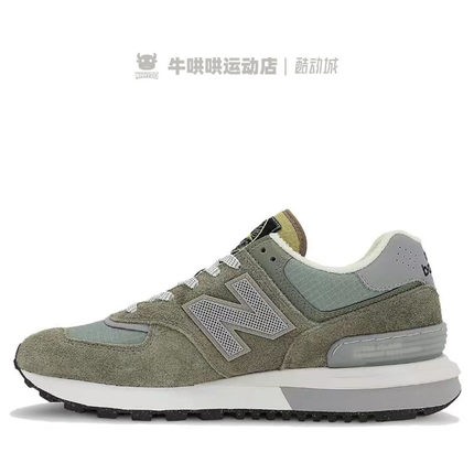 牛哄哄 STONE ISLAND x New Balance NB 574灰棕色跑步鞋U574LGST