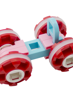 乐宝积木 台湾lasy四驱车造型萌萌超值组正品12组件