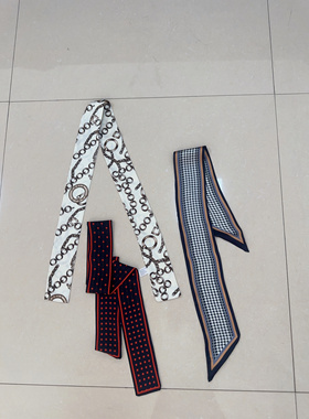 环球丝韵｜春季时尚百搭女士Tilly丝巾飘带领巾