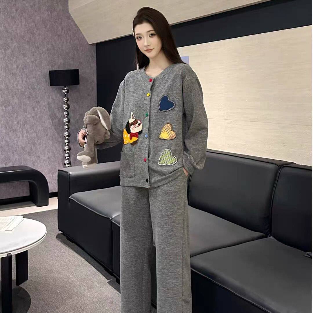 羊绒睡衣女士2025新款冬高级感德绒卡通甜美开衫家居服大码可外穿,女士内衣/男士内衣/家居服,睡衣/家居服套装,淘宝优惠券,粉丝福利购,淘宝优惠卷