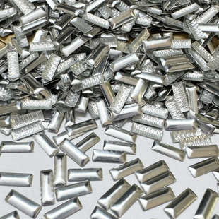 银色长条平片/烫片/烫钻 /铝片/铝烫片/服装辅料DIY手工饰品配件