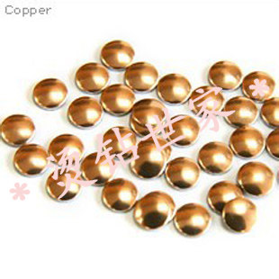 铝片平片 diy服饰服装衣服烫钻 杏色韩国进口平片 韩国平片 烫片