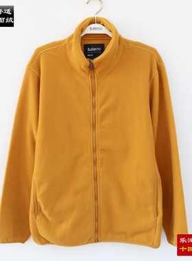 包邮 XL 班尼路摇粒绒外套男装立领夹克秋冬上衣宽松 8821309M005