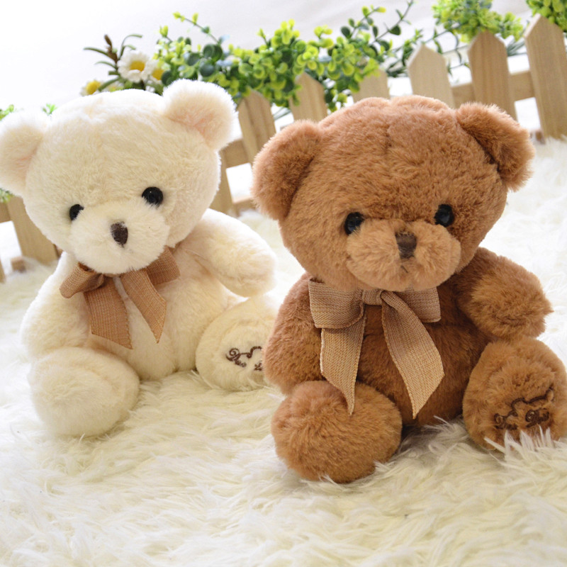 可爱领结泰迪熊毛绒玩具熊熊公仔玩偶兜兜熊宝宝幼儿园生日礼物品