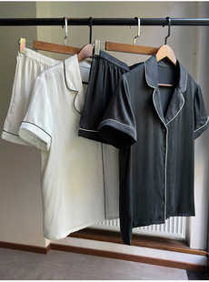 短裤 英国订单经典 重磅砂洗真丝短袖 款 睡衣套装