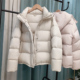 2025新款 短款 羽绒服女泡芙柔软加厚95高端白鸭绒显瘦连帽面包服