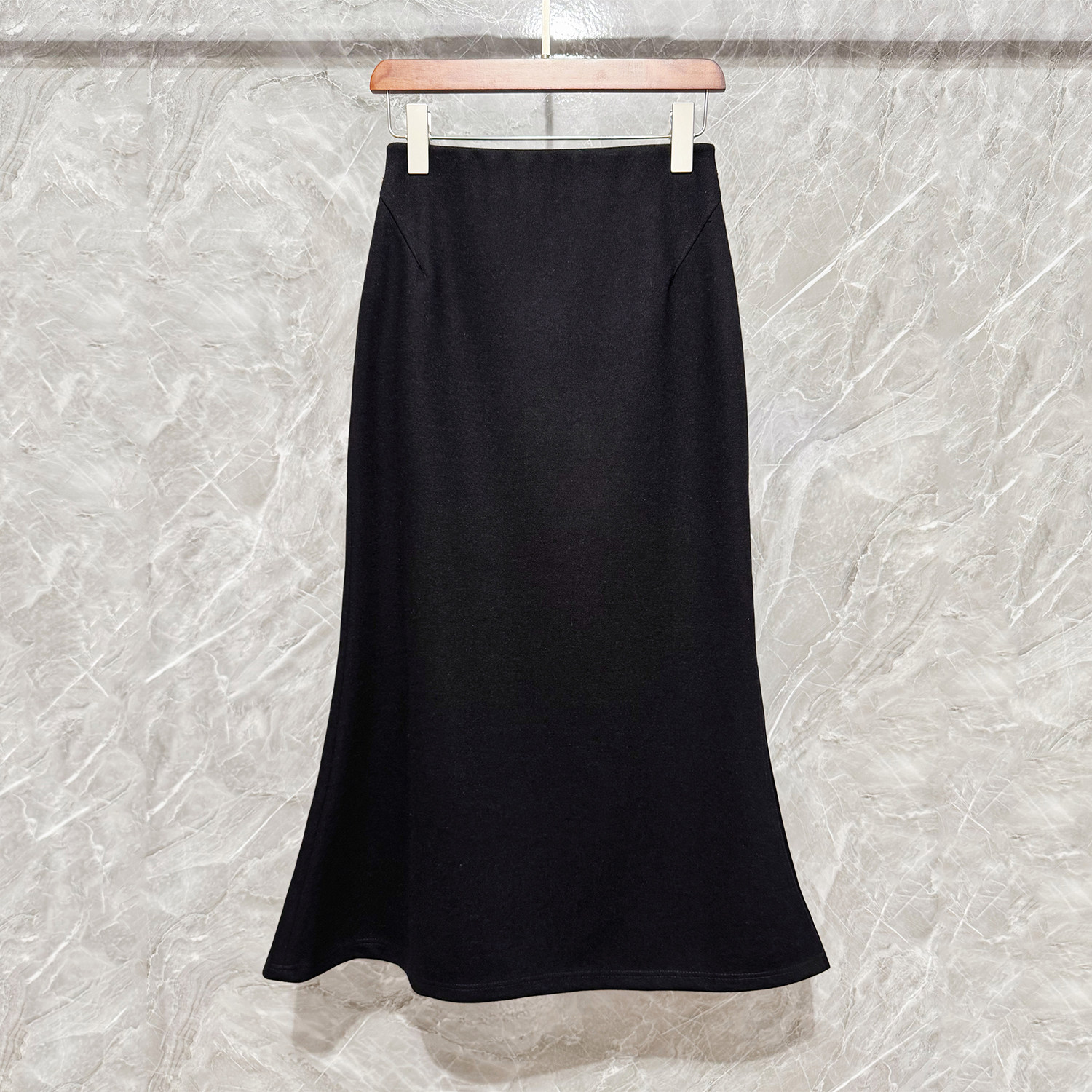 半身裙侧开叉羊毛鱼尾半裙斜裁修身鱼尾裙秋冬A字裙小香风中长裙,女装/女士精品,半身裙,淘宝优惠券,粉丝福利购,淘宝优惠卷