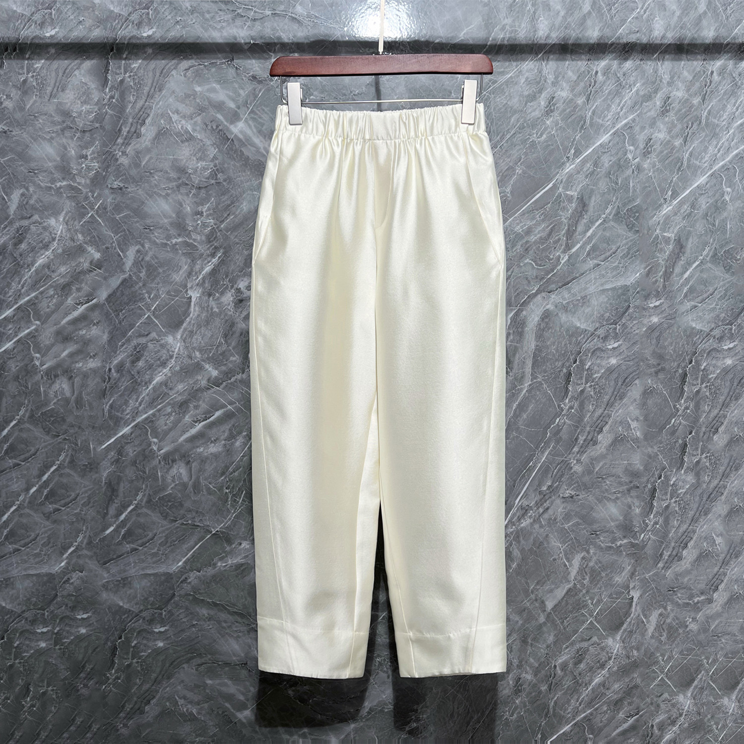 2025秋冬款丝毛九分裤高端通勤气质烟管裤直筒女裤高腰镰刀裤子,女装/女士精品,休闲裤,淘宝优惠券,粉丝福利购,淘宝优惠卷