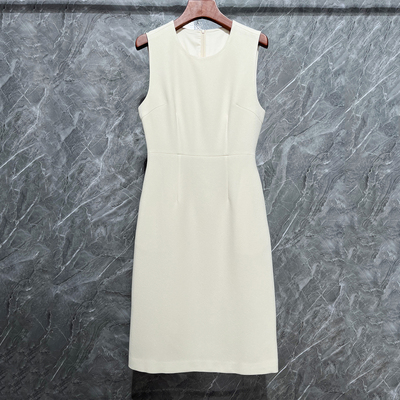 秋冬三醋酸中长款醋酸开叉背心裙