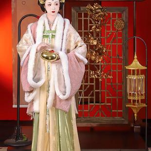 暖玉生香 法门寺复原唐制齐胸襦裙原创女装秋冬款汉服双色可选