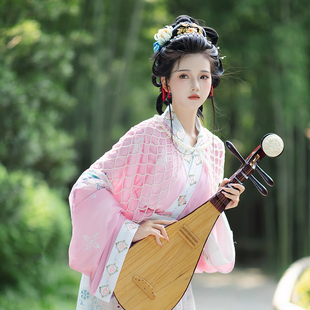 弄清影 2024年华姿仪赏秋季新品仕女图宋制汉服女装 原创