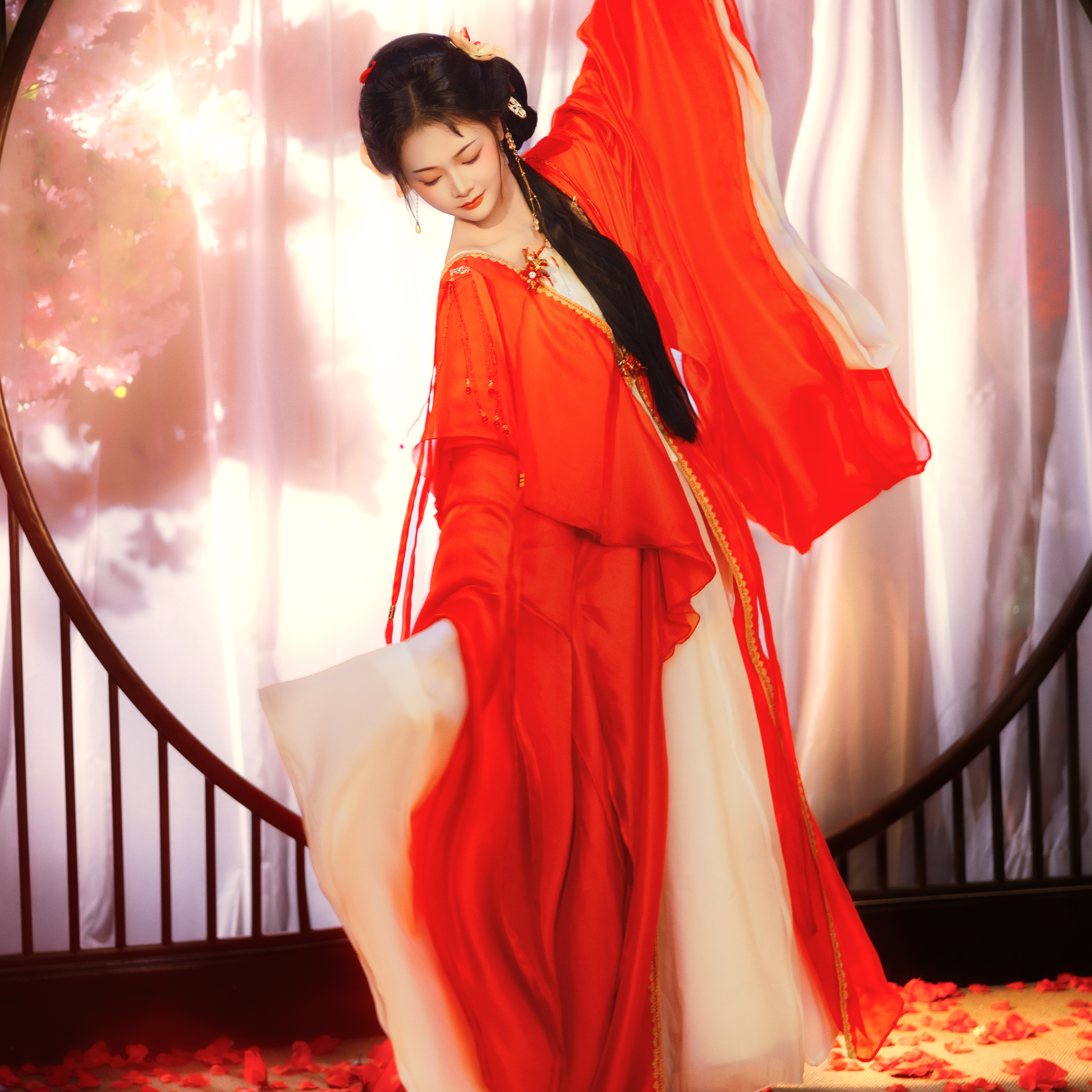 华姿仪赏水华绛朱影视风