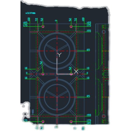 模具设计自动标注尺寸插件，cad批量坐标标注插件，cad自动标注