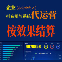 企业DY短视频矩阵系统代运营抖音结构设计咨询管理