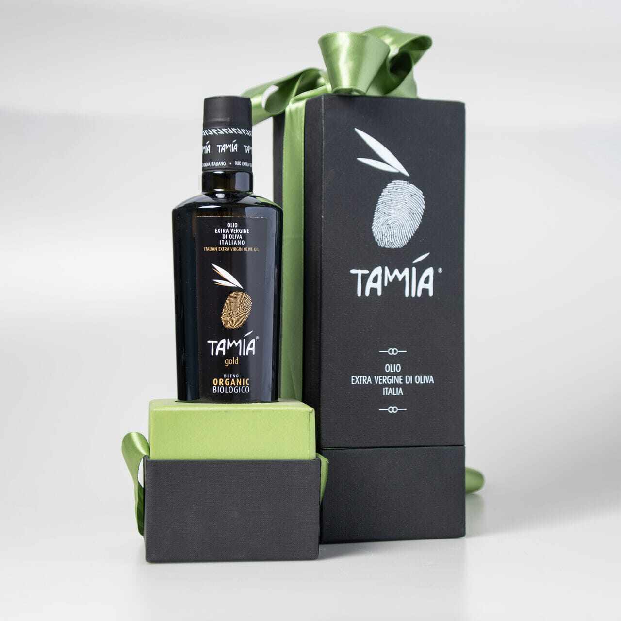 意大利Tamia Elegance特级初榨橄榄油礼盒装BIO地中海食用油500ml