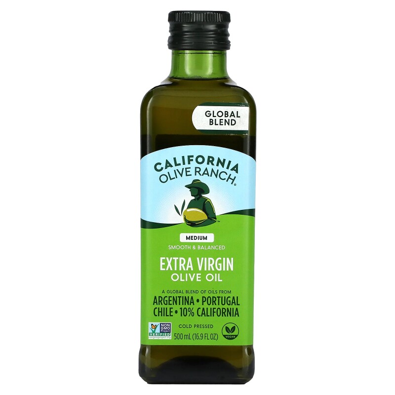美国进口California Olive加州橄榄牧场 特级冷压初榨橄榄油500ml